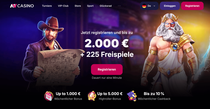 NV Casino: Online-Casino mit Paysafe